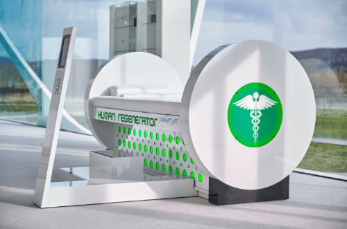 Eine Behandlung mit dem ersten Human Regenerator in Österreich, um die Energie im Körper wieder herzustellen